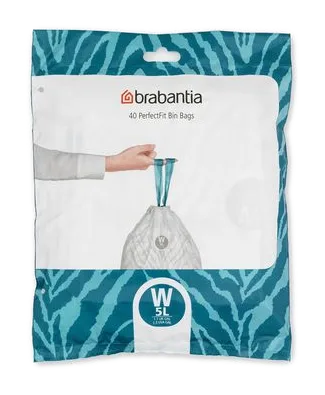 Insatspåse W BRABANTIA 5L vit 40/fp