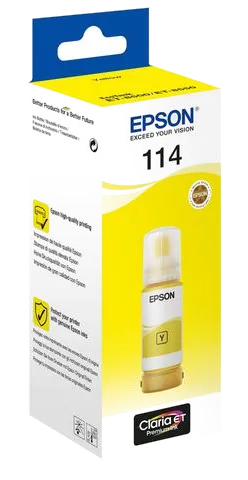 Bläckpatron EPSON 114 EcoTank 2,3K gul