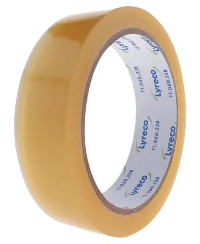 Kontorstejp LYRECO 66mx25mm klar 6/fp