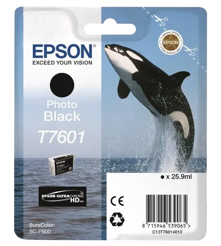 Bläckpatron EPSON C13T76014010 fotosvart