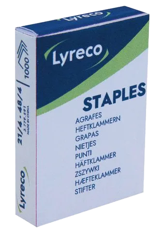 Häftklammer LYRECO 21/4 2000/fp