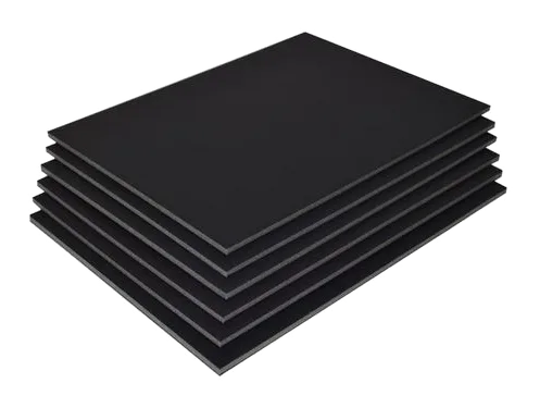Kapaplattor 5mm 50x70cm svart/svart