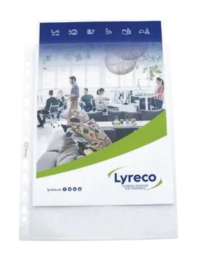 Plastficka LYRECO A4+ 0,12 25/fp