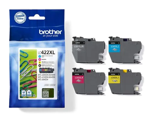 Bläckpatron BROTHER LC422XL 4/FP