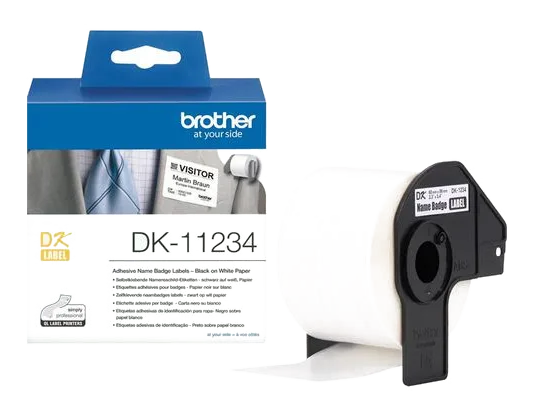 Etikett BROTHER DK11234 86x60 mm 260/fp