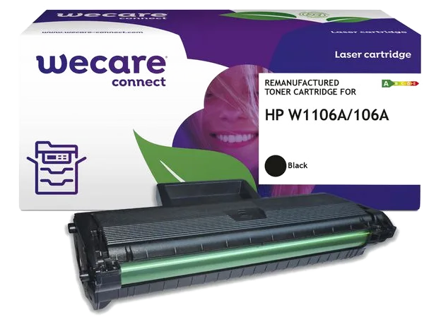 Toner WECARE HP W1106A 106A 1K svart