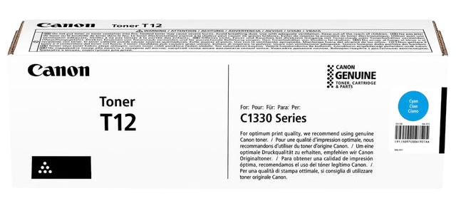 Toner CANON T12 5,3K cyan