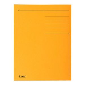 Mapp EXACOMPTA 3-kl kartong Folio oran