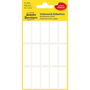Etikett AVERY handskriv 38x14mm 90/fp