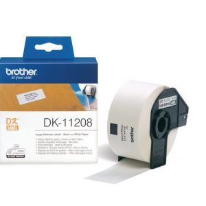 Etikett BROTHER DK11208 38x90mm 400/fp