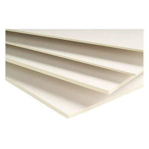 Kapaplattor 5mm 70x100cm vit/vit