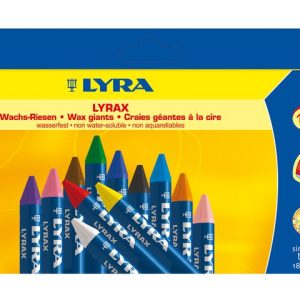 Bivaxkrita LYRAX 12 färger