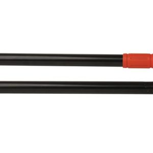 Skaft MAX kantborste 140cm silver/r?d