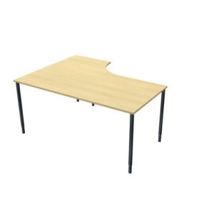 Bord frist h 1,6x1,2x0,8x0,6m björkl/sv