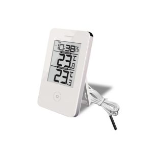Termometer TF inne/ute digital + klocka