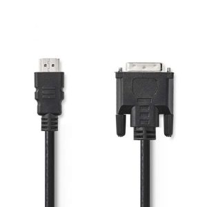 Kabel NEDIS HDMI ha - DVI ha 2m svart