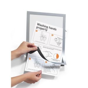 Magnetram sj?lvh.DURAFRAME A4 silv 2/fp