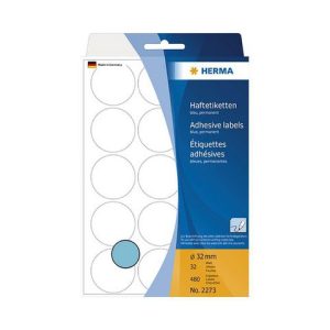 Etikett HERMA Allround 32mm bl? 480/fp