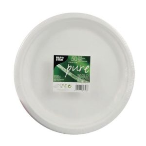 Tallrik PURE Bagasse 26 cm 50/fp