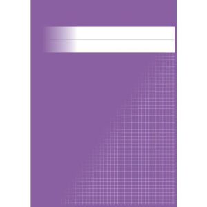 R?kneh?fte A4 rutat 5x5mm lila 120/fp