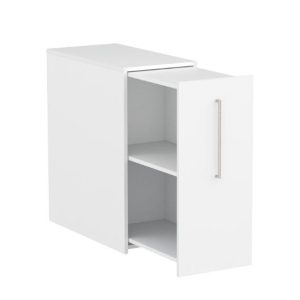 Sidosk?p 92,5x80cm h?ger vitlaminat