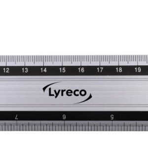 Linjal LYRECO aluminium 30cm