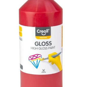 Glansfärg CREALL Gloss 500ml röd